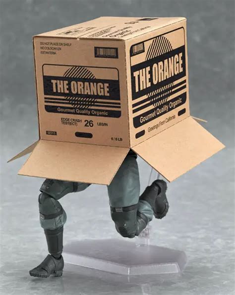 metal gear solid 2 snake in an orange box bobblehead|Metal Gear Solid 2 .